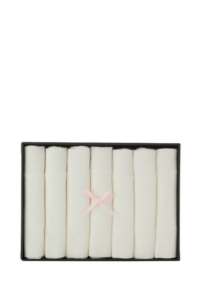 Monday to Sunday Bamboo Muslins, Pack of 7
